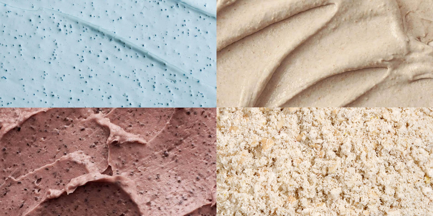 Ohlolly Blog: Exfoliating for Sensitive Skin_Main Image_Skincare Textures