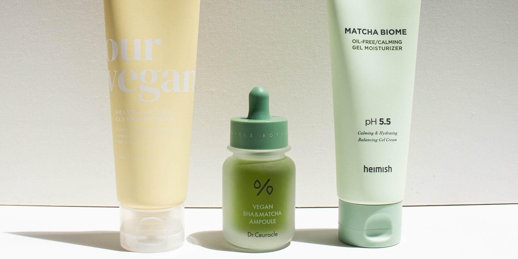 Affordable K-Beauty routine products for every skin type, featuring Dr. Ceuracle and heimish skincare essentials.