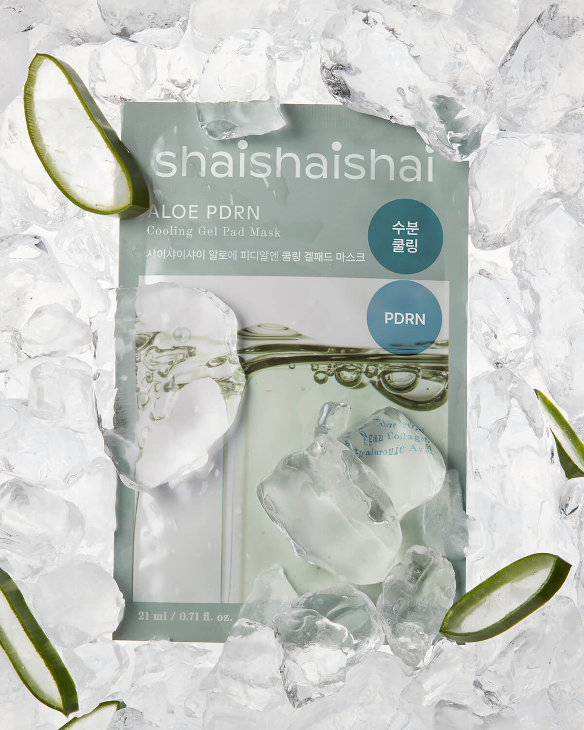 shaishaishai Aloe PDRN Cooling Gel Pad Mask_Soothing Gel Sheet for Plump and Calm Skin in Minutes