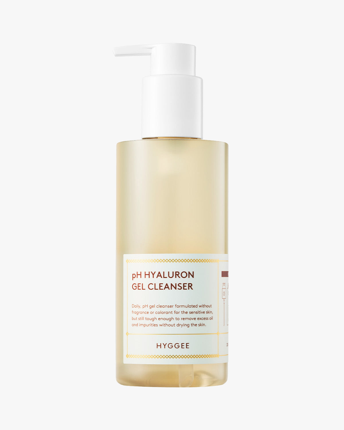 Hyggee pH Hyaluron Gel Cleanser_Hydrating and Gentle Gel Cleanser with 8 Layers of Hyaluronic Acid