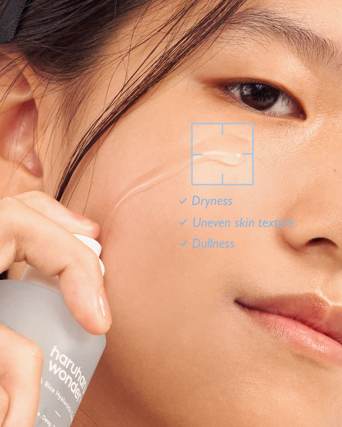 haruharu wonder Black Rice Hyaluronic Essence_Fermented Black Rice Essence for Deep Hydration and Skin Renewal