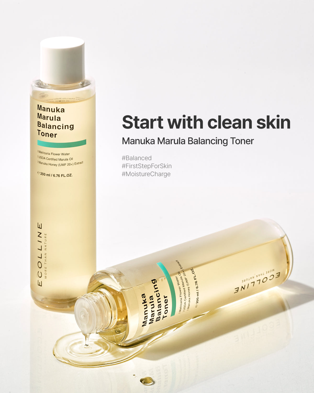 Ecolline Manuka Marula Balancing Toner_Organic pH-Balancing & Soothing Toner