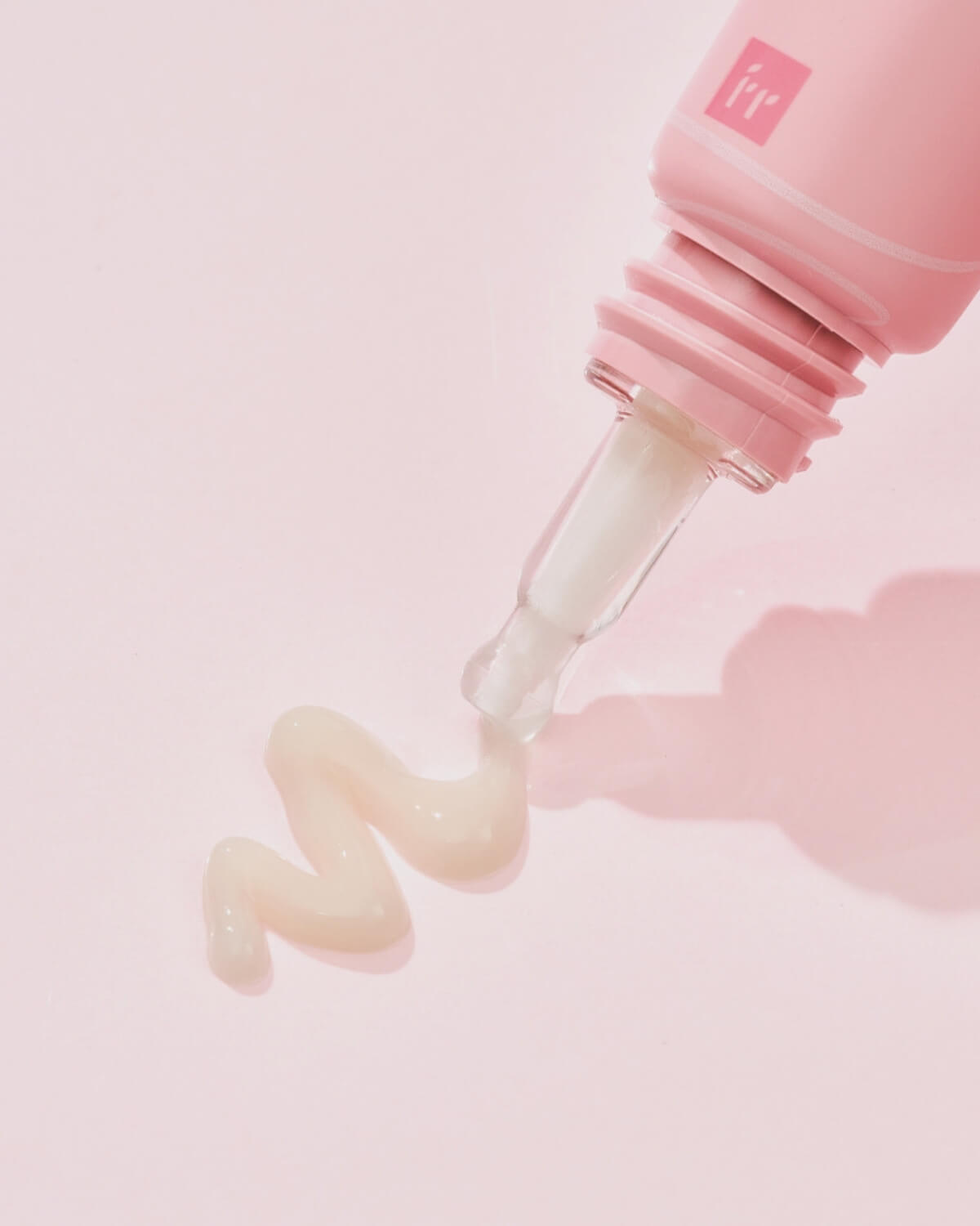 Close-up of Face Republic Blooming Collagen Eye Booster texture and precision applicator tip.