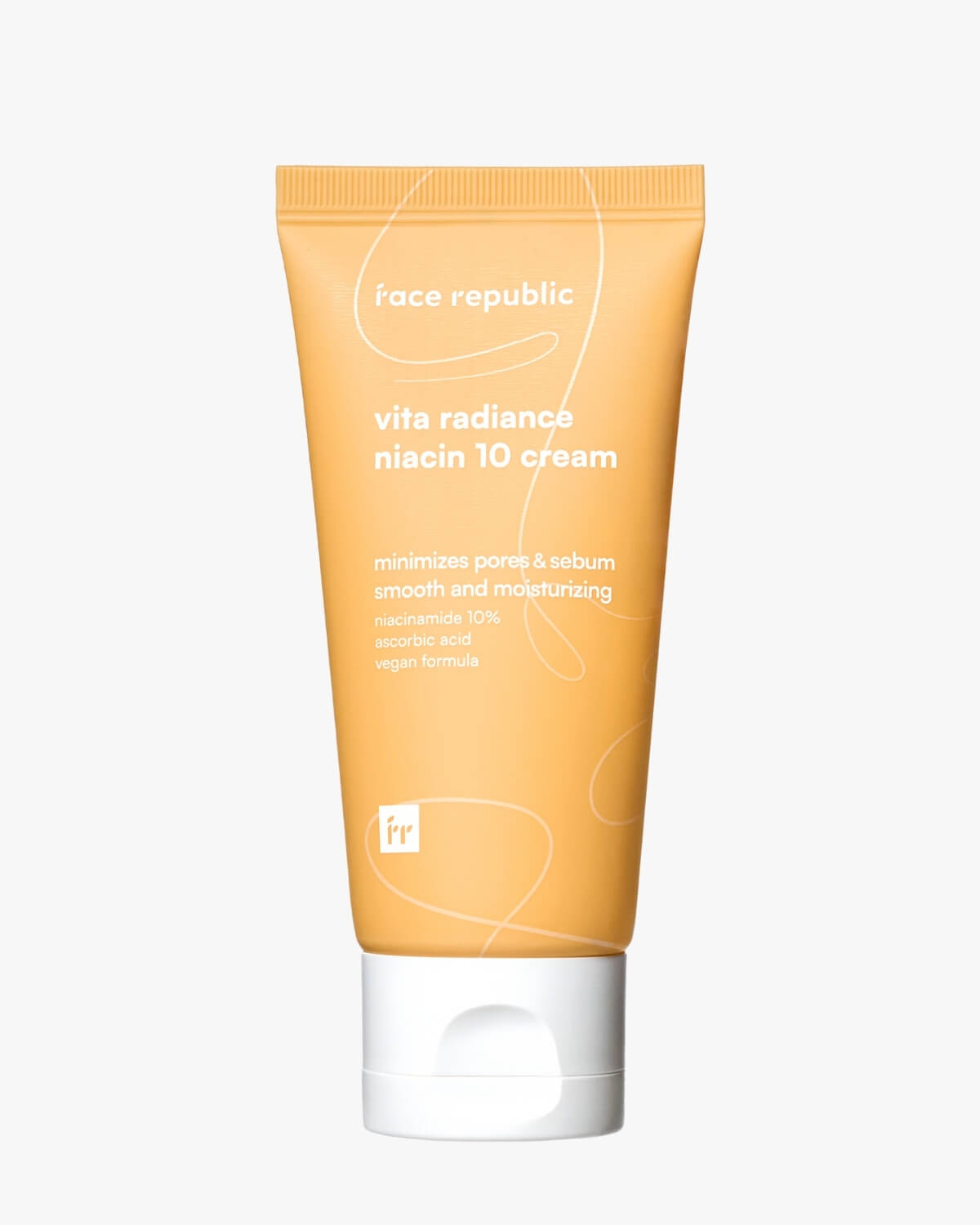 Face Republic Vita Radiance Niacin 10 Cream 50ml tube for pore minimizing and skin brightening.