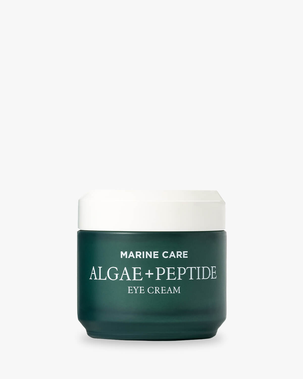 Jar of Heimish Marine Care Algae + Peptide Eye Cream. K-beauty with seaweed for delicate skin.