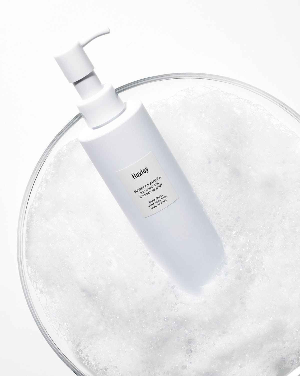 Huxley Be Clean, Be Moist Cleansing Gel_Low pH, Balancing, Foaming Cleanser