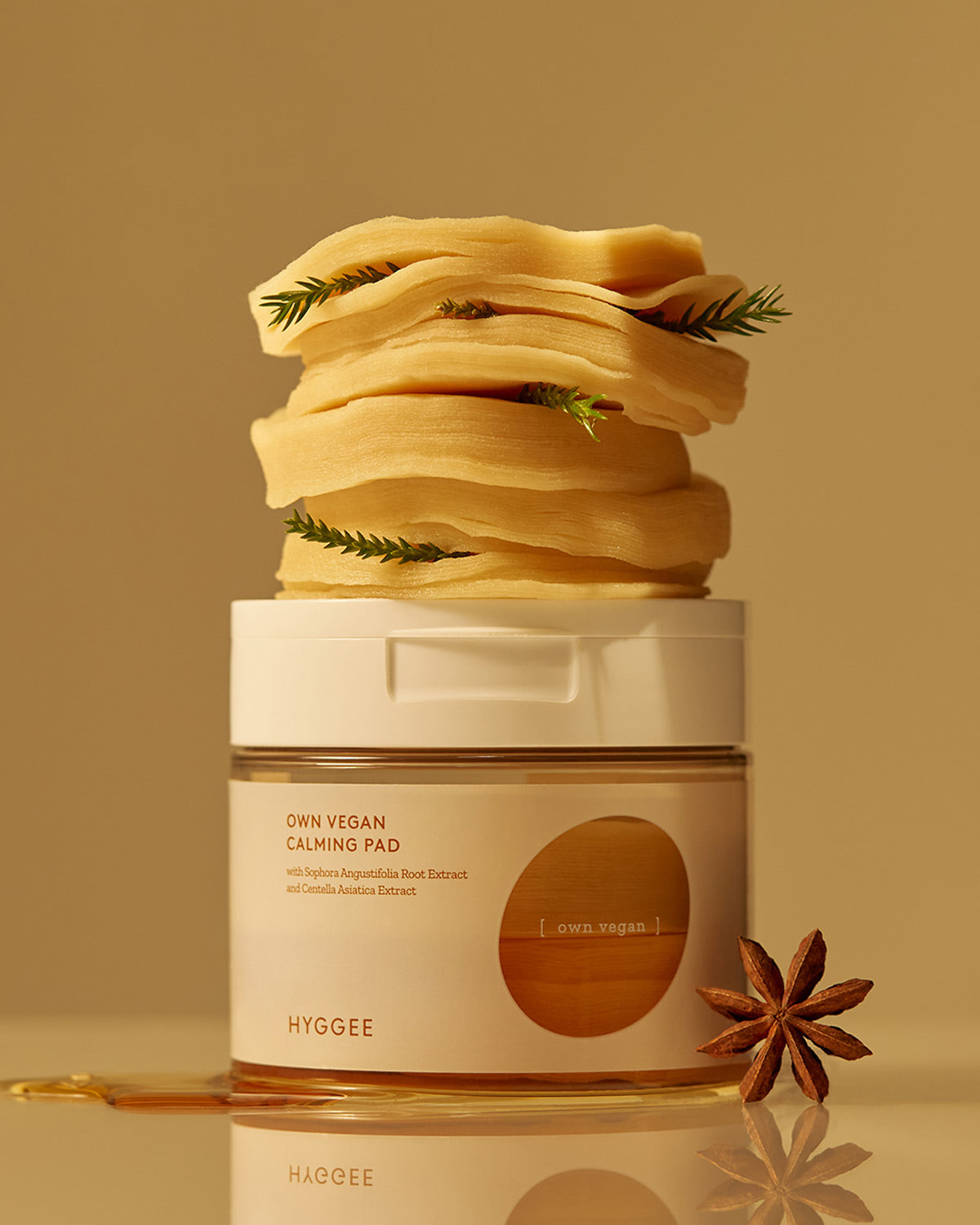 Hyggee Own Vegan Calming Pad_Vegan Toner Pads for Hydration & Soothing Care