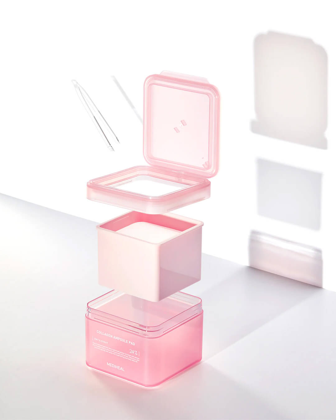 Mediheal Collagen Ampoule Pad_Collagen-boosting Multi-tasking Treatment, product packaging