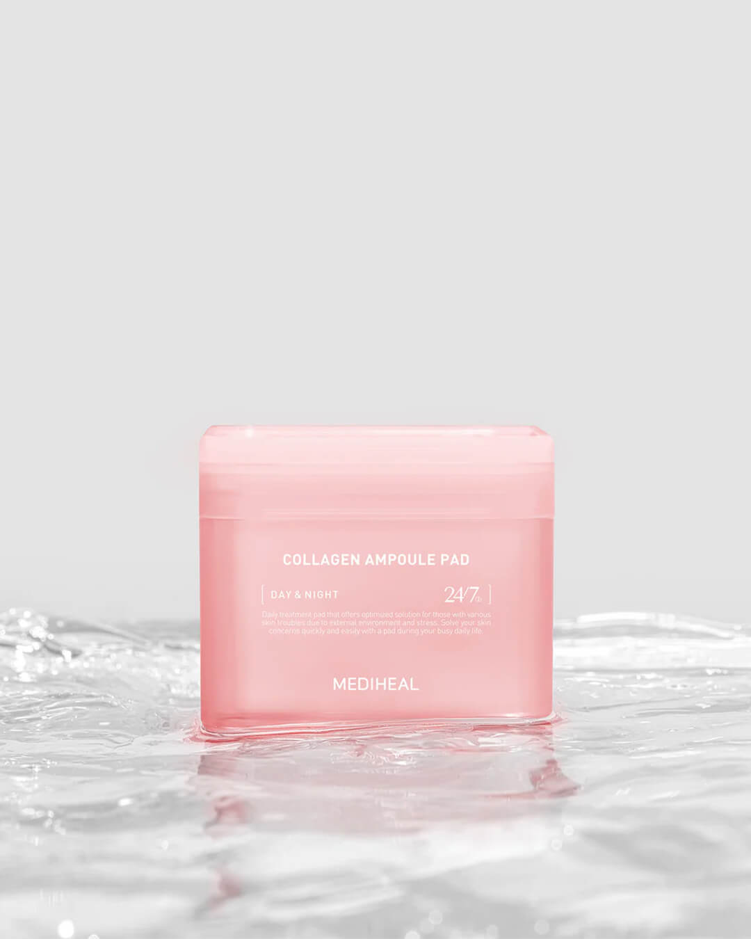 Mediheal Collagen Ampoule Pad_Collagen-boosting Multi-tasking Treatment, product on a white background