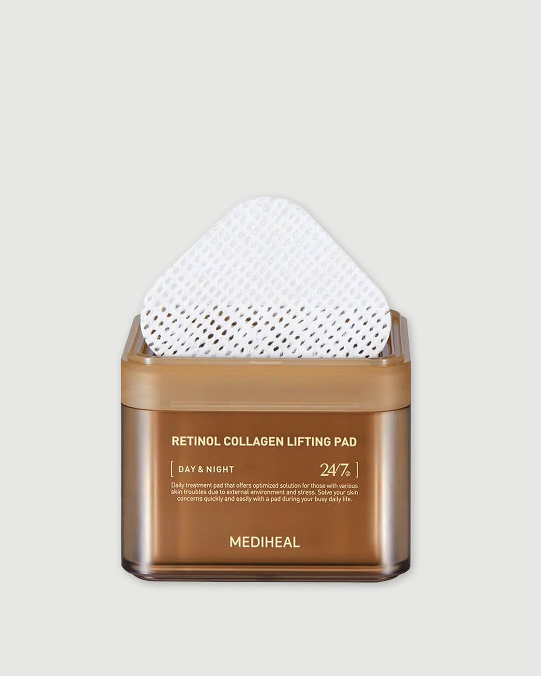 Mediheal Retinol Collagen Lifting Pad_Repairing, Firming & Collagen-boosting Treatment, product on a white background