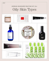 Ohlolly K-Beauty Korean Skincare Routine Kit for Oily Skin Types