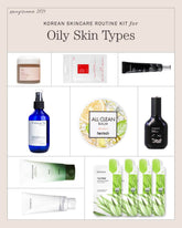 Ohlolly K-Beauty Korean Skincare Routine Kit for Oily Skin Types