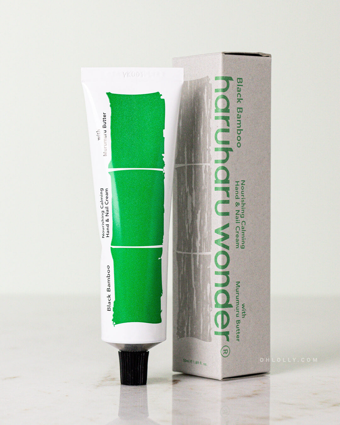 Ohlolly Korean Skincare Haruharu Wonder Black Bamboo Nourishing Calming Hand & Nail Cream