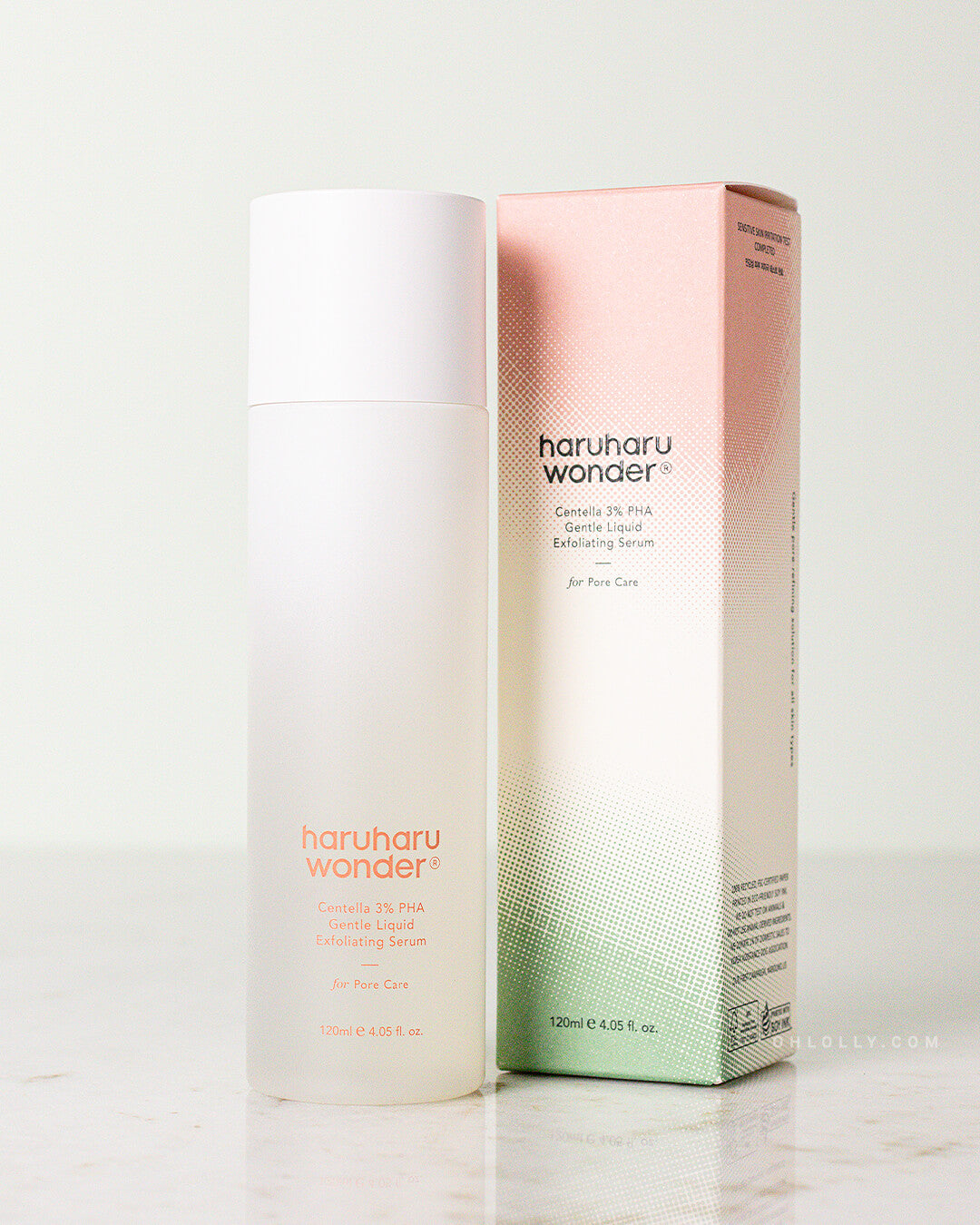 Ohlolly Korean Skincare Haruharu Wonder Centella 3% PHA Gentle Liquid Exfoliating Serum