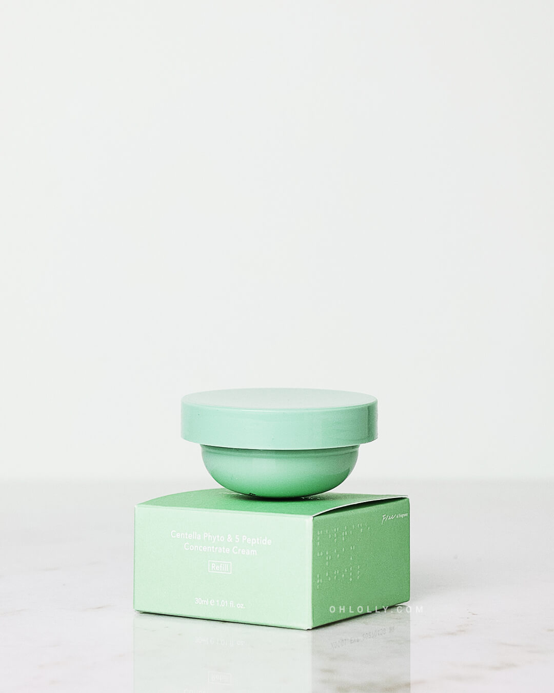 Ohlolly K-Beauty Skincare Centella Phyto & 5 Peptide Concentrate Cream Refill
