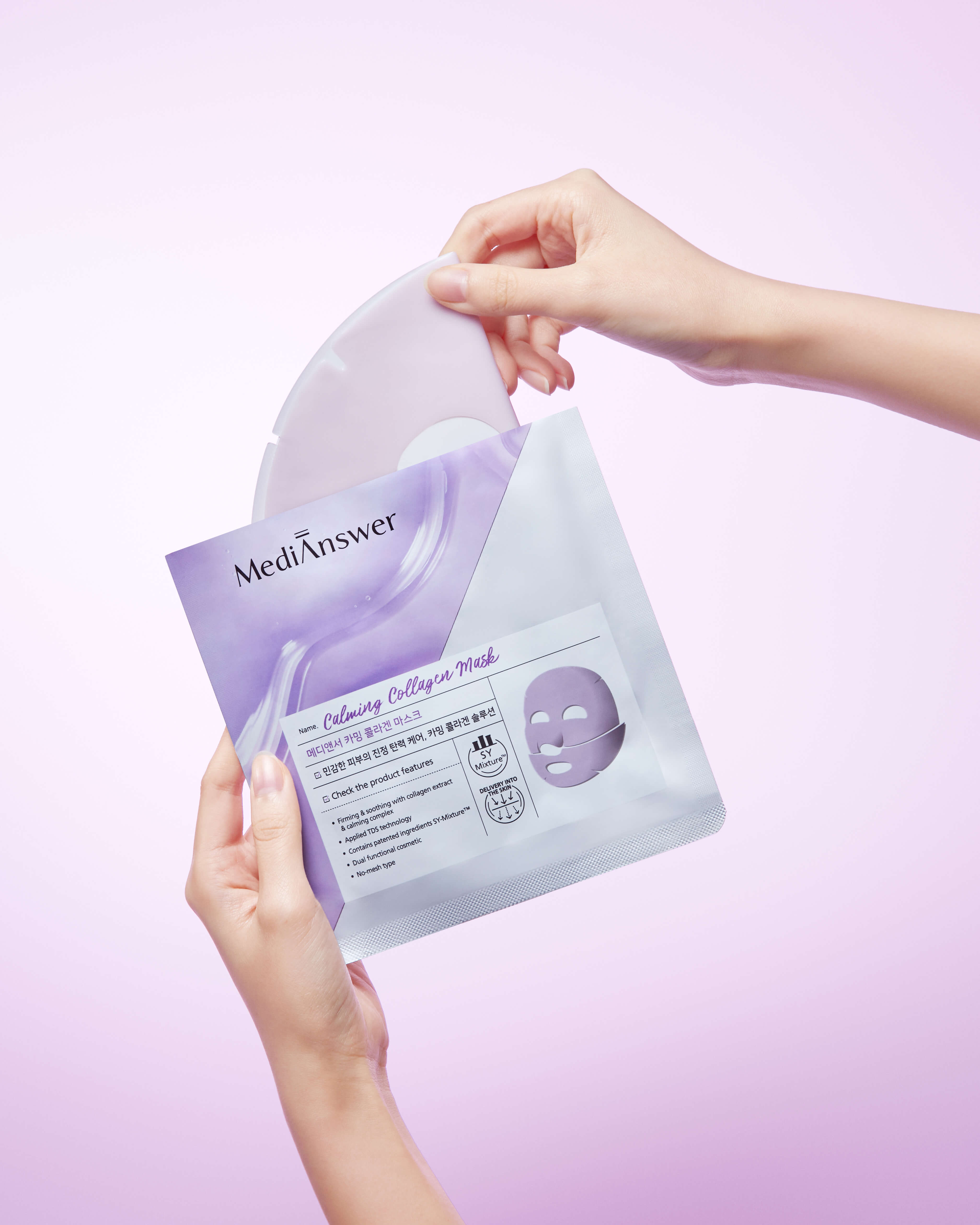 MediAnswer Calming Collagen Mask_Soothing Collagen Mask for Sensitive & Stressed Skin