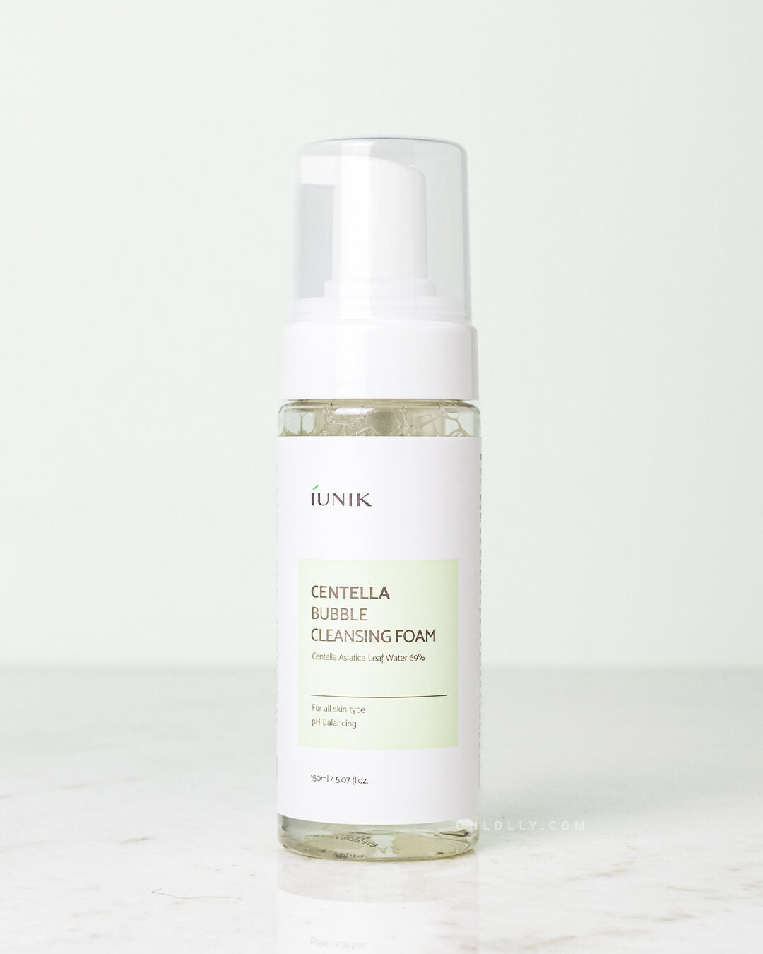 Ohlolly K-Beauty Skincare_iUnik_Centella Bubble Cleansing Foam