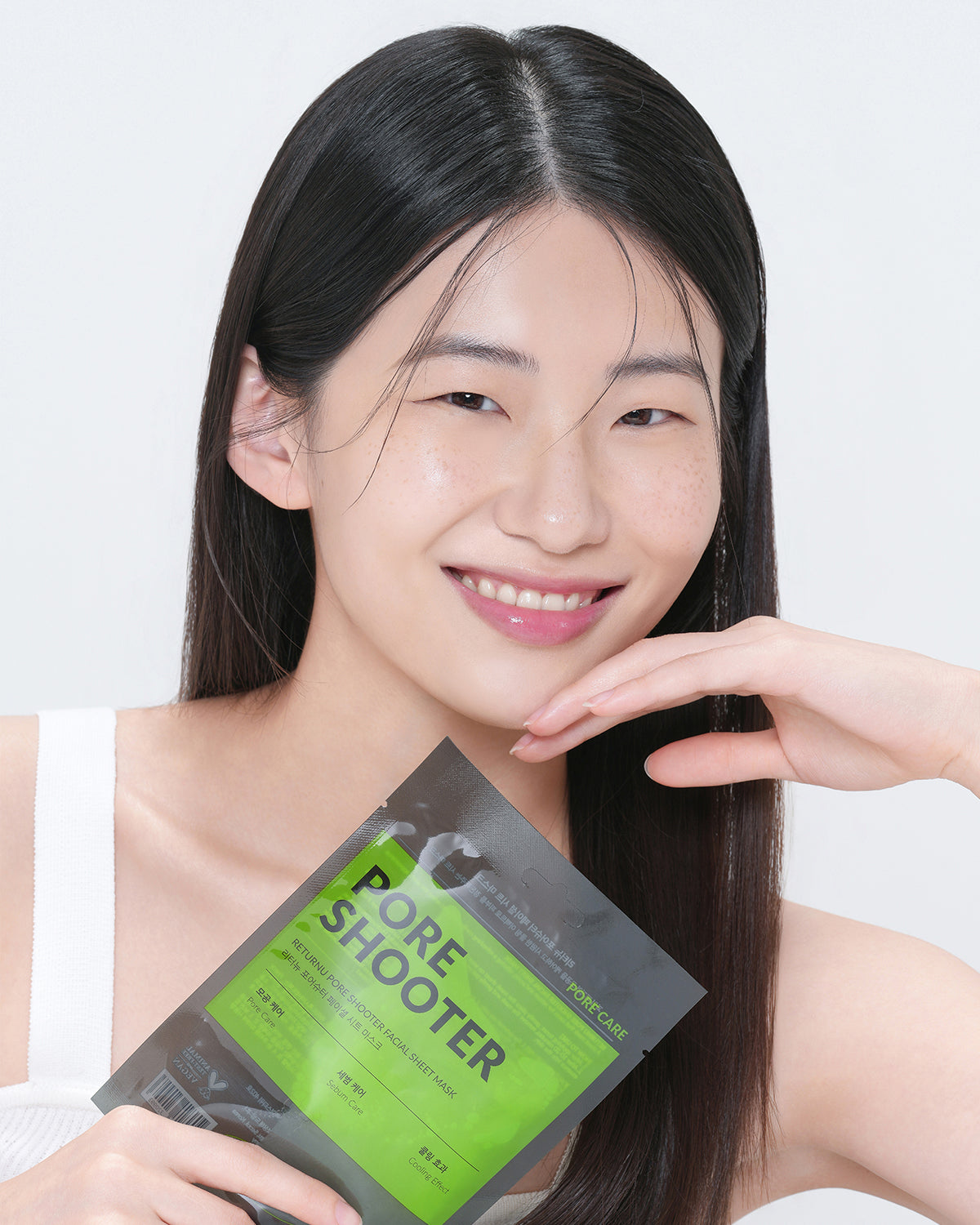 Returnu Poreshooter Facial Sheet Mask_Instant Cooling & Pore-Tightening Sheet Mask