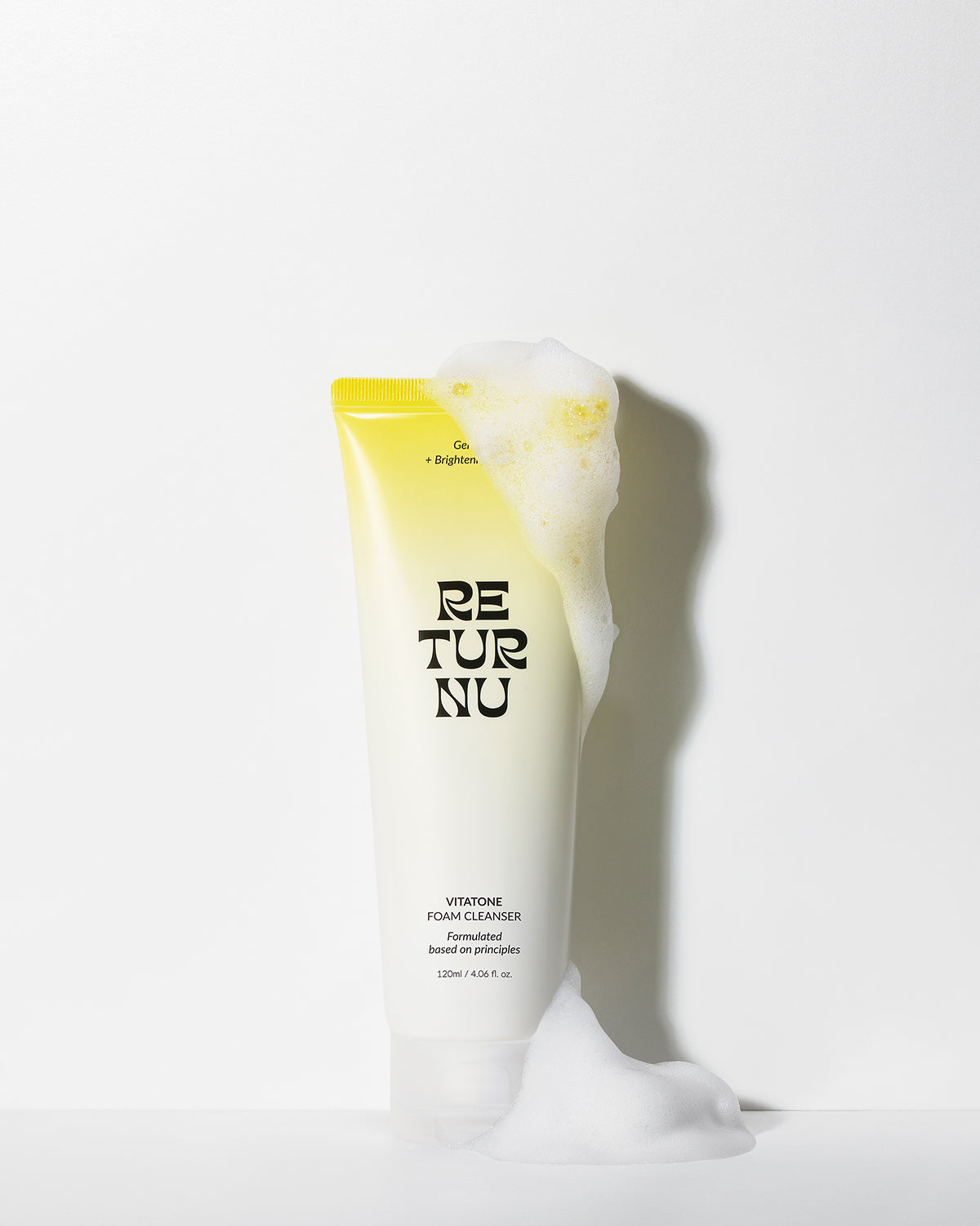 Returnu Vitatone Foam Cleanser_Hypoallergenic, Brightening, Low pH Daily Cleanser