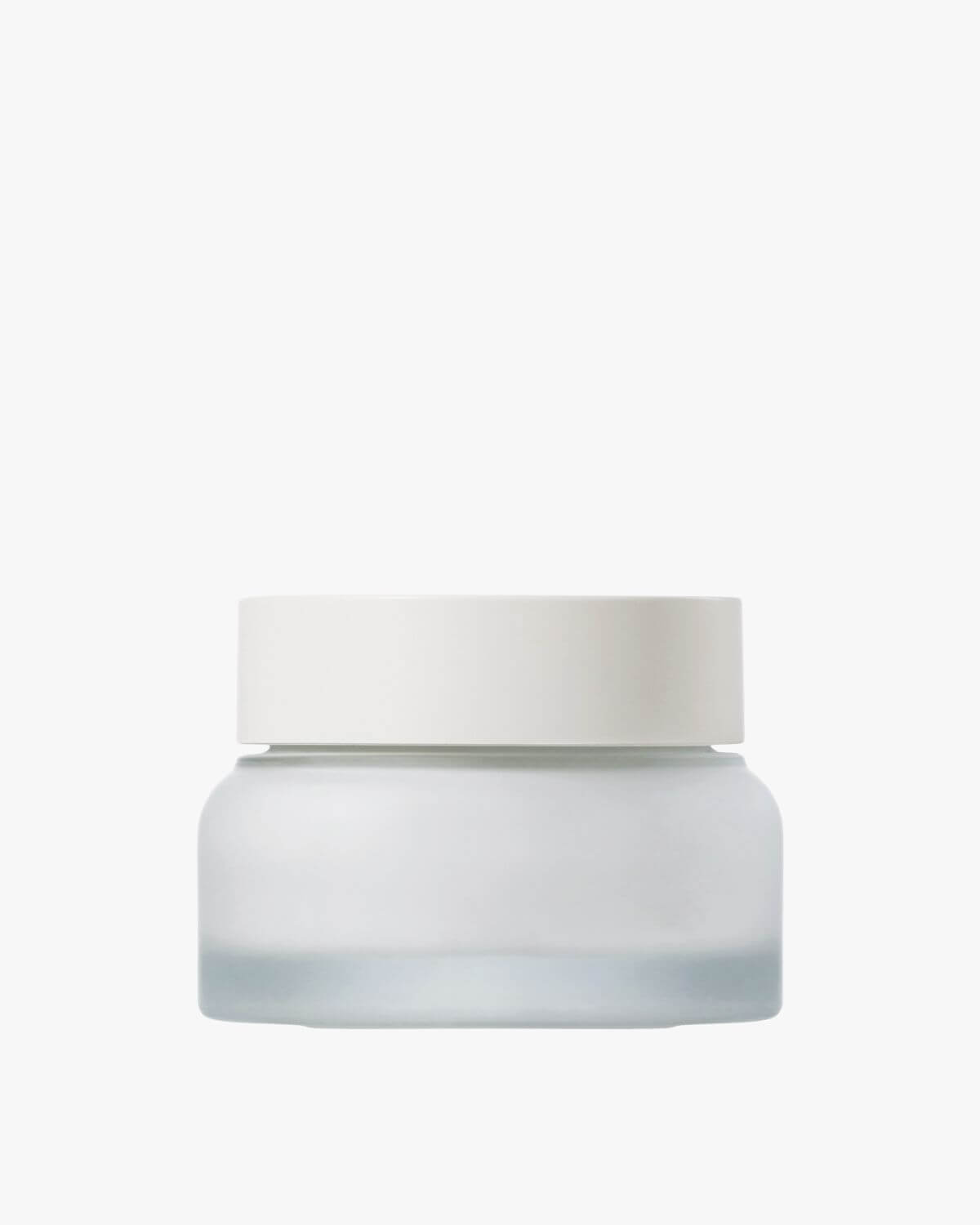 Sioris Enriched Cream in a frosted glass jar with a white lid.