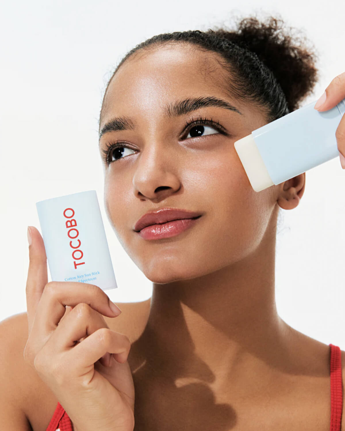 Tocobo Cotton Airy Sun Stick_Weightless Sunscreen Stick for On-the-go Reapplication