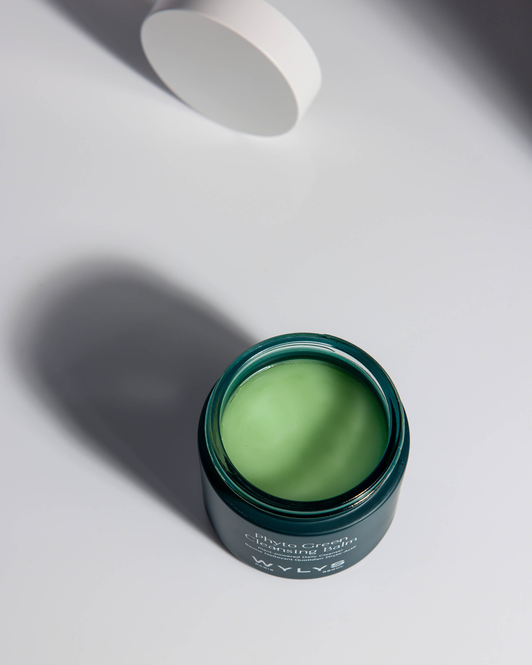 WYLYS Phyto Green Cleansing Balm – Luxurious balm-to-oil cleanser. Open jar for color. Removes makeup, SPF, and impurities while nourishing skin with botanical oils, Plant Powered Oil-based Daily Cleansing Balm All Natural Fresh First Cleanser All Skin Types