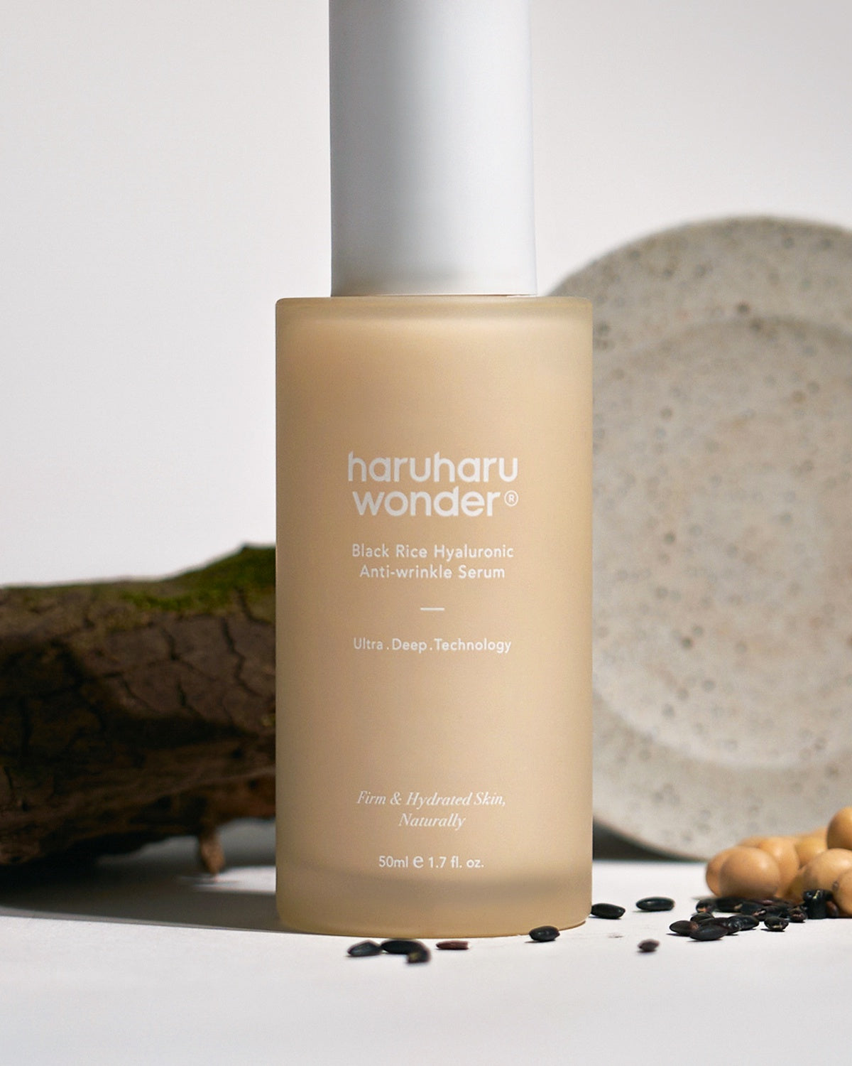 haruharu wonder Black Rice Hyaluronic Anti-Weinkle Serum_Firm & Hydrated Skin, Naturally