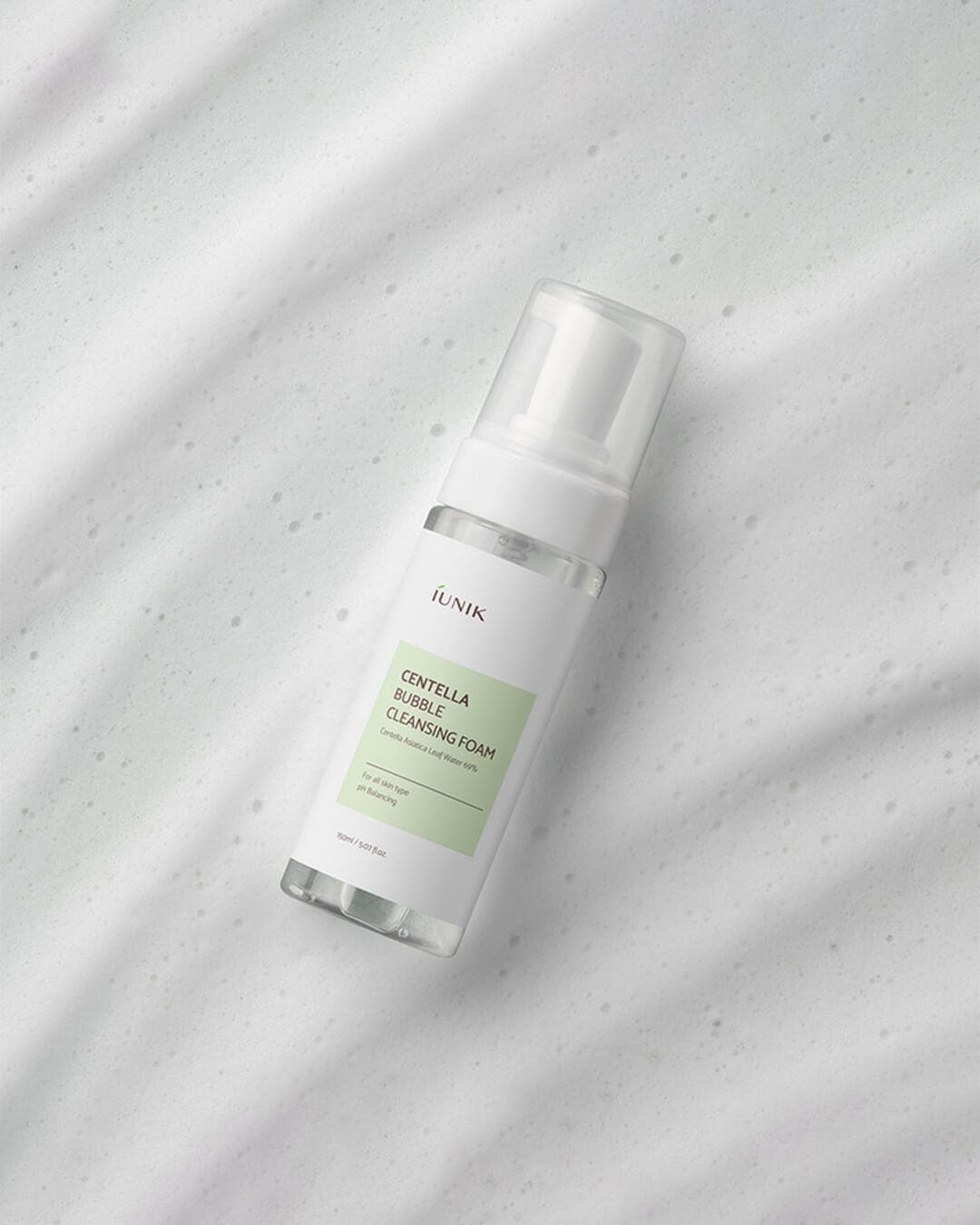 Ohlolly K-Beauty Skincare_iUnik_Centella Bubble Cleansing Foam