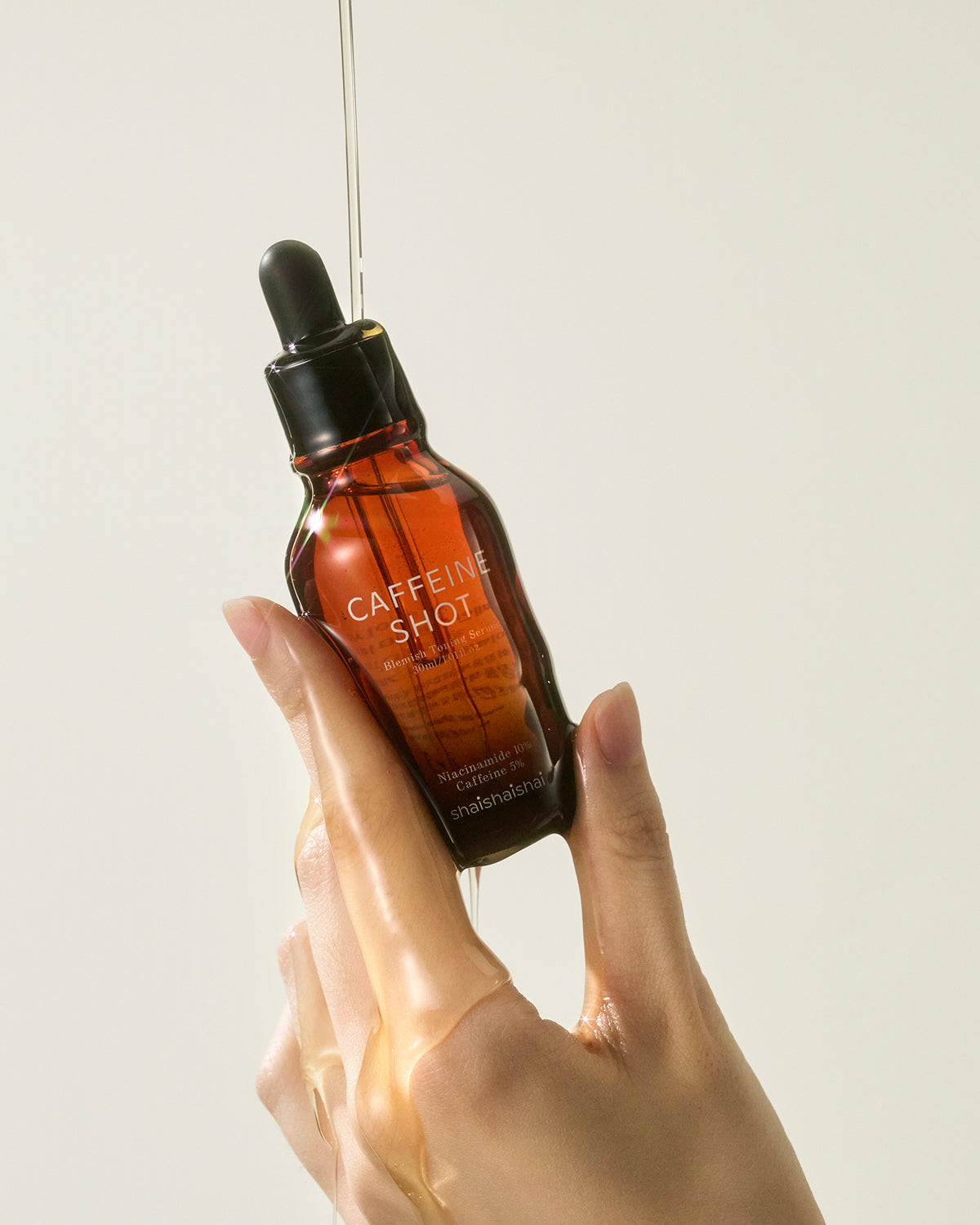 shaishaishai Caffeine Shot Blemish Toning Serum_Brightening & Pore-Tightening Serum for Blemish-Prone Skin