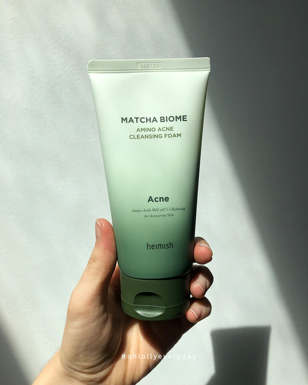 Heimish Matcha Biome Amino Acne Cleansing Foam Ohlolly Korean Skincare Cleanser