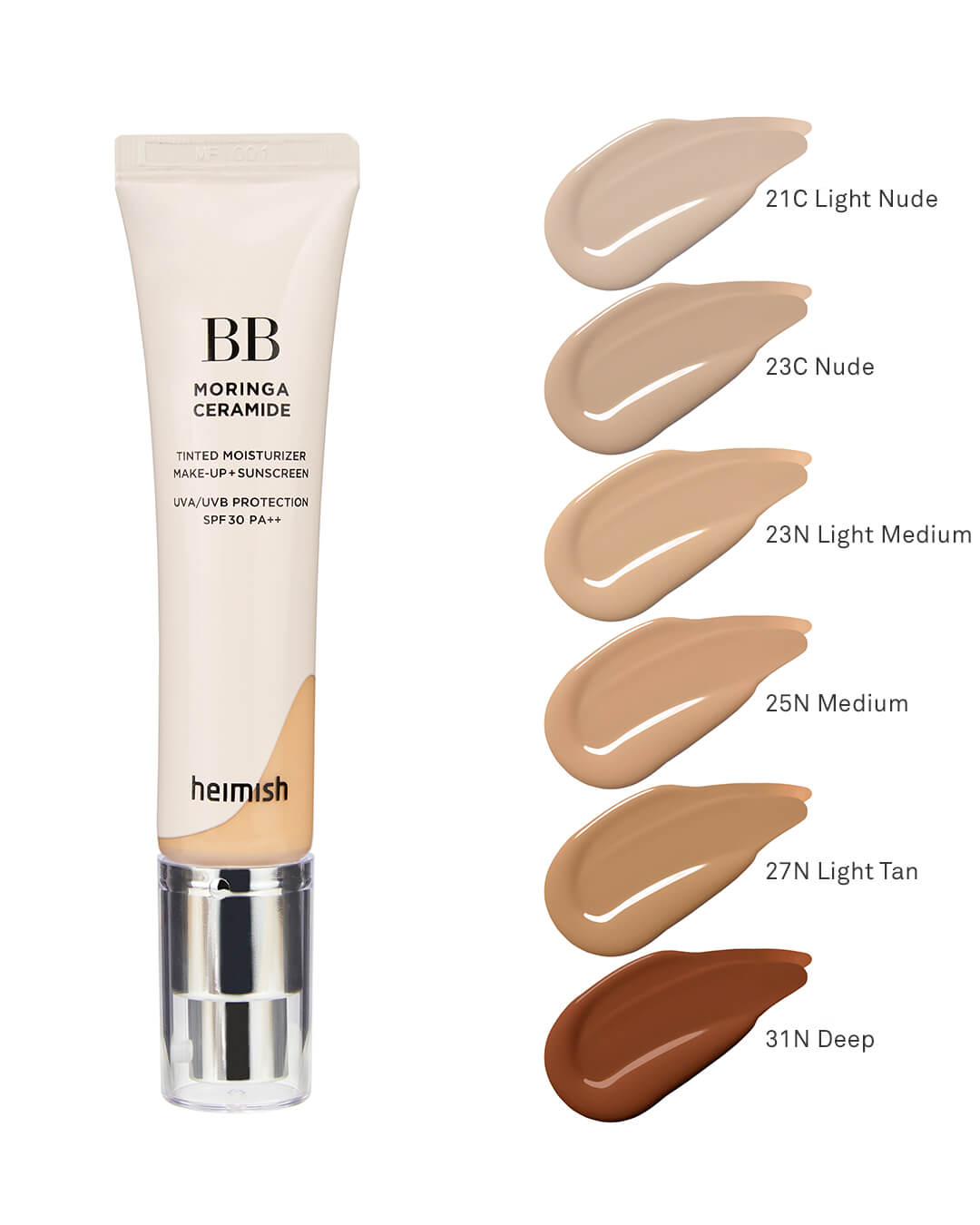 Heimish Moringa Ceramide BB Cream_Base Shade for Hydrated + Evenly-Toned Skin