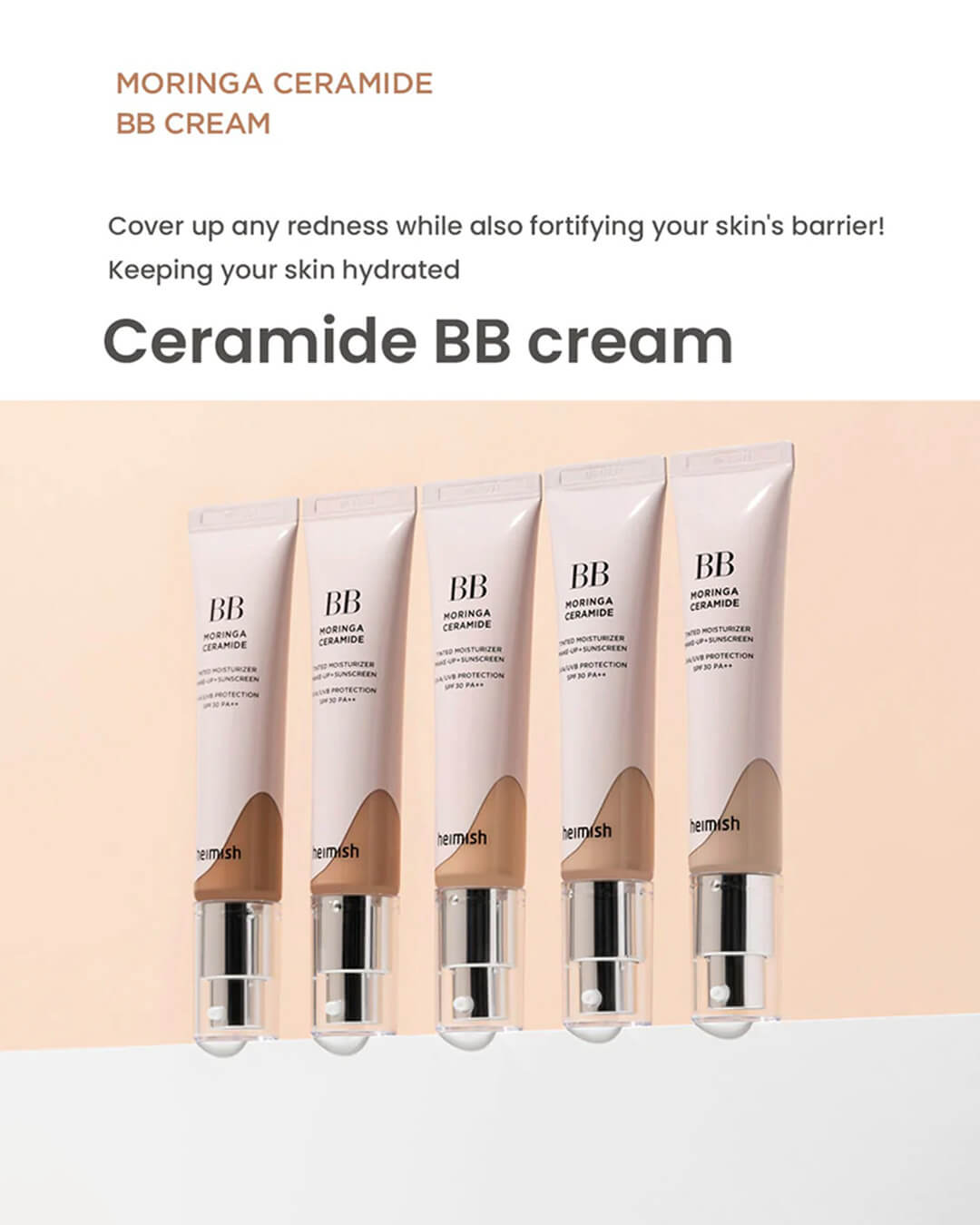 Heimish Moringa Ceramide BB Cream_Base Shade for Hydrated + Evenly-Toned Skin