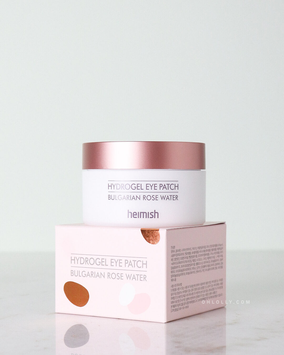 Heimish Bulgarian Rose Water Hydrogel Eye Patch Ohlolly Korean Skincare Eye Mask