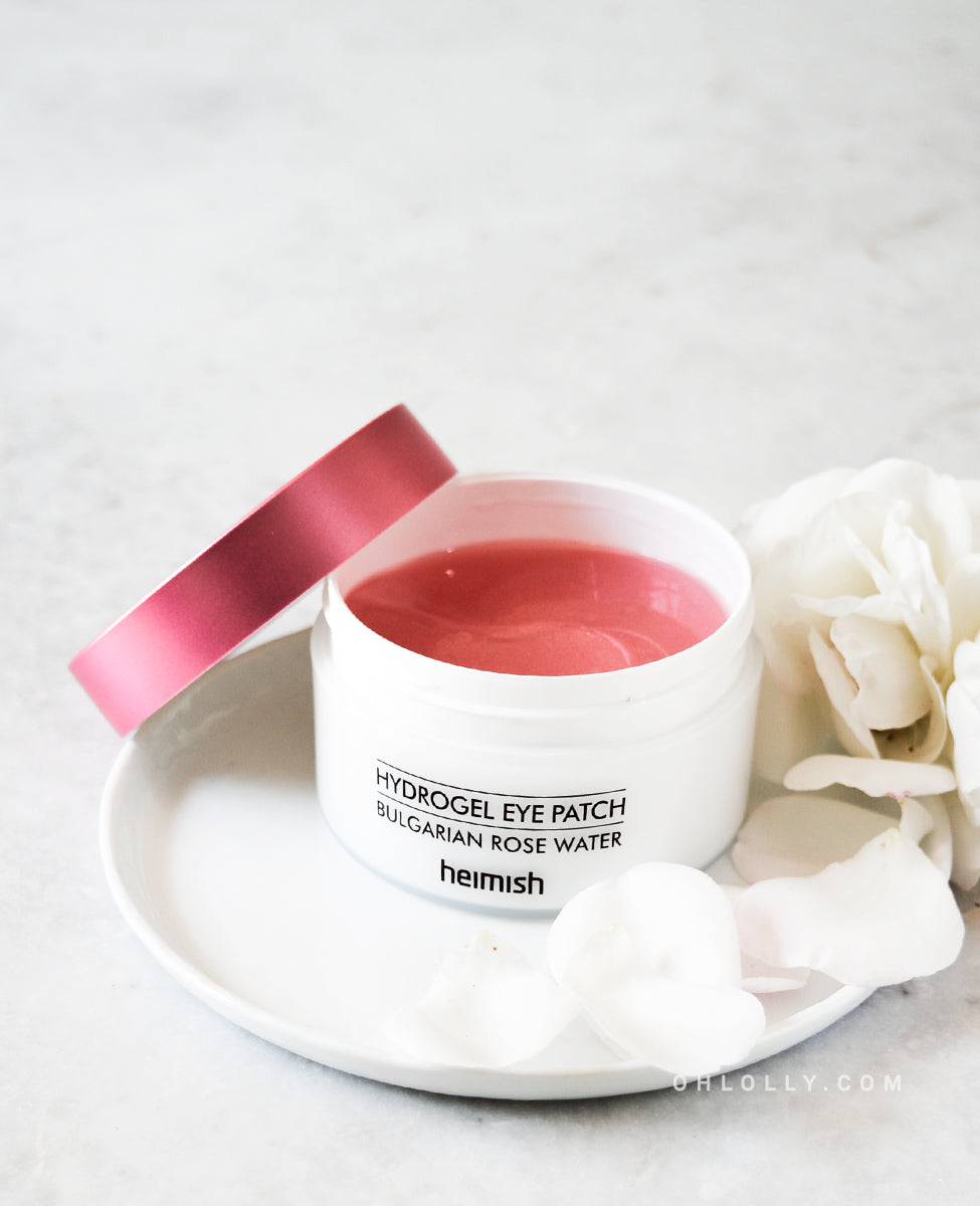 Heimish Bulgarian Rose Water Hydrogel Eye Patch Ohlolly Korean Skincare Eye Mask