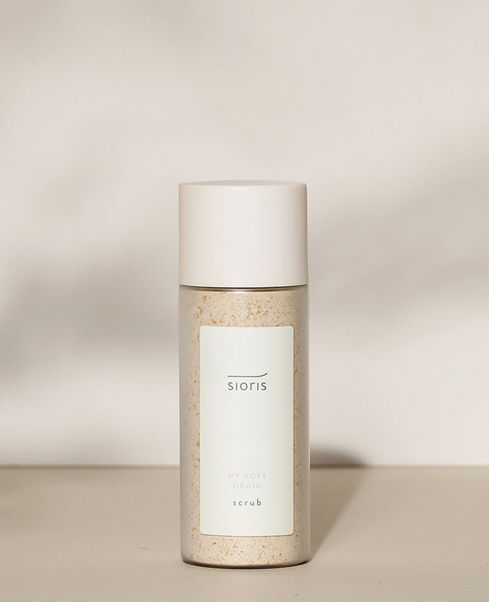 Sioris My Soft Grain Scrub with bishop's weed for gentle non-irritating exfoliation