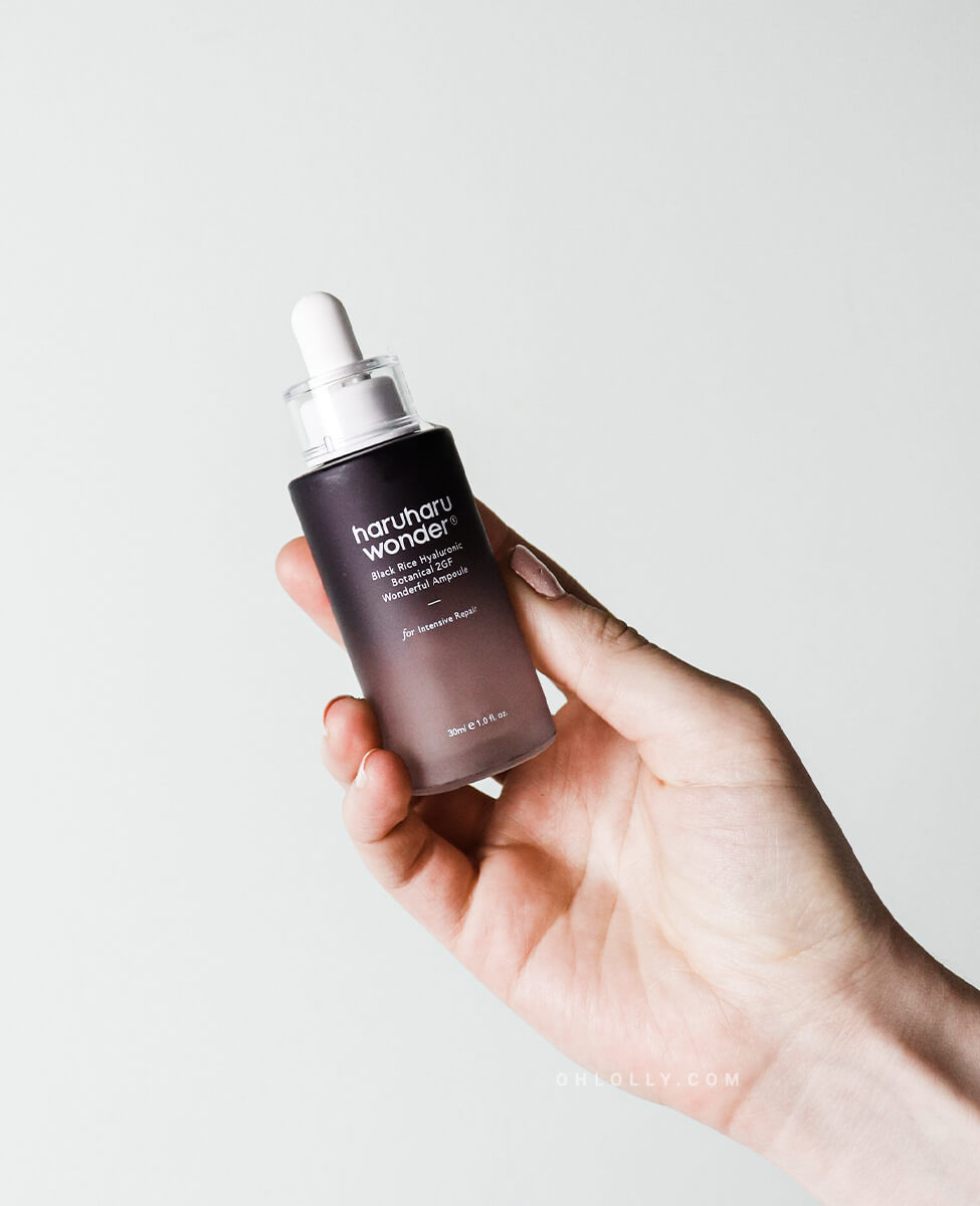 Haruharu Wonder Black Rice Hyaluronic Botanical 2GF Wonderful Ampoule