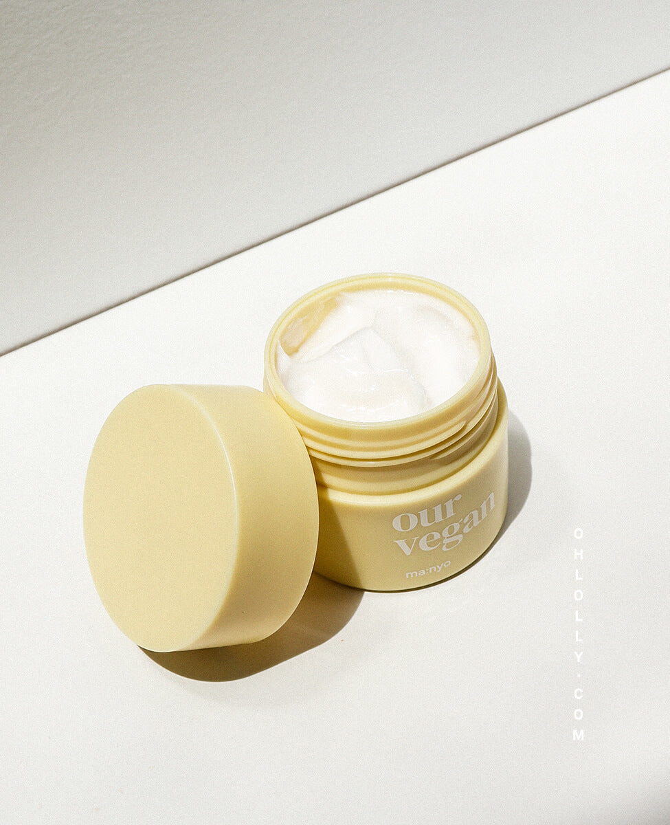 ma:nyo Our Vegan Heartleaf Cica Cream_Low pH All-Purpose Moisture Cream, texture, cream, moisturizer
