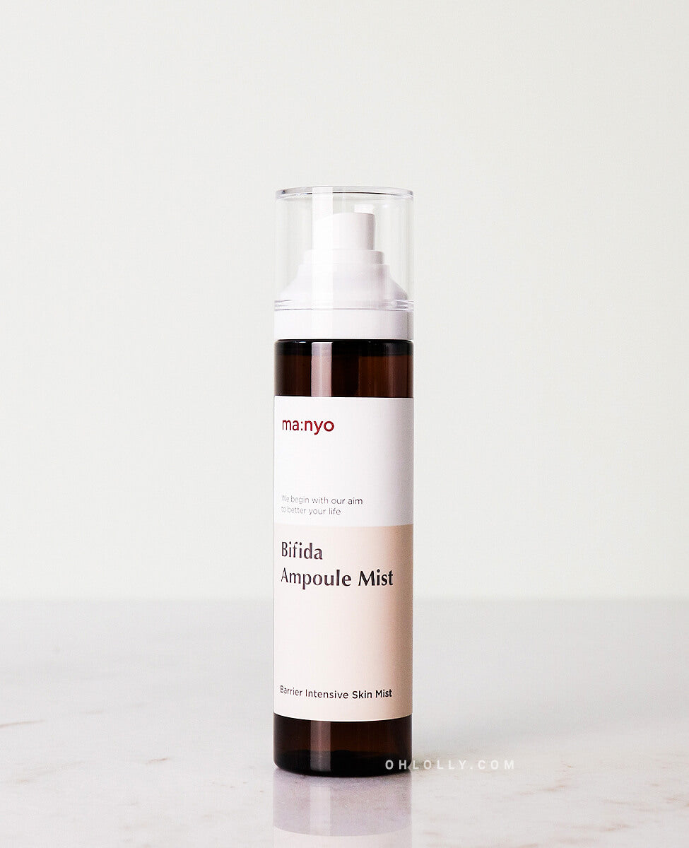 ma:nyo Bifida Ampoule Mist_Anti-Aging, Restorative Mist, product on table top