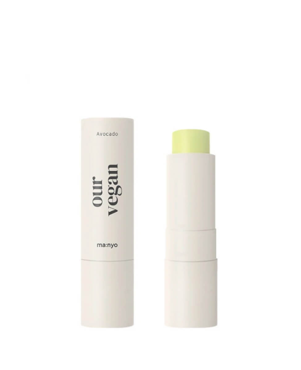 ma:nyo Our Vegan Color Lip Balm Green Pink_Hydrating, Color-matching Lip Balm, product hero image on a white background