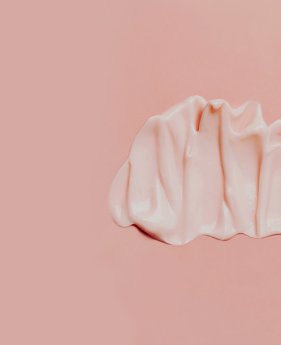 Texture of Sioris Calm Me Down Cream COSMOS organic certified moisturizer with squalane