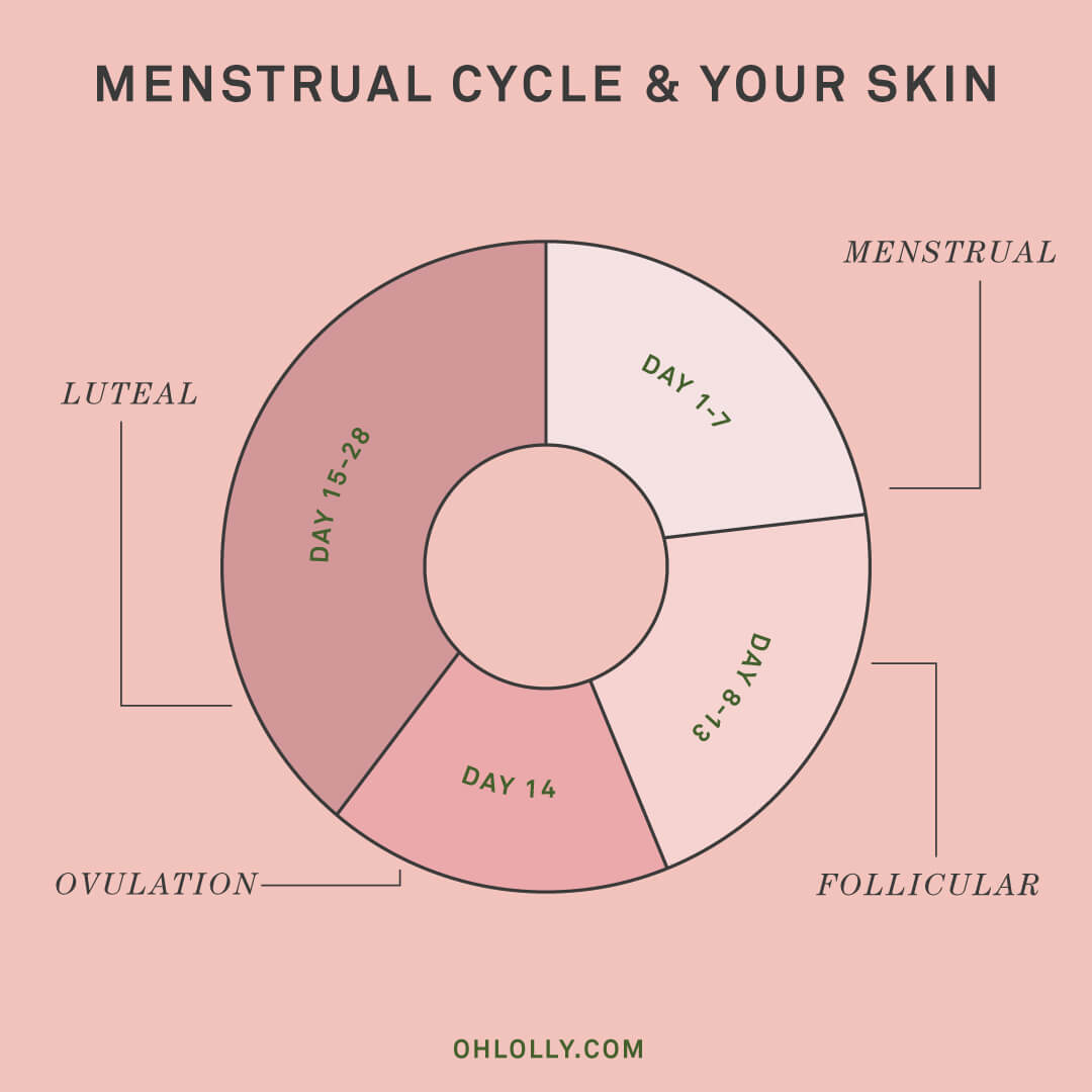 Ohlolly Menstrual cycle & your skin