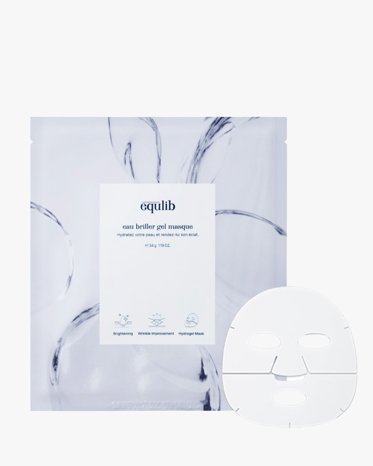 Equlib Eau Briller Gel Masque_Brightening Hydrogel Mask for a Radiant Complexion