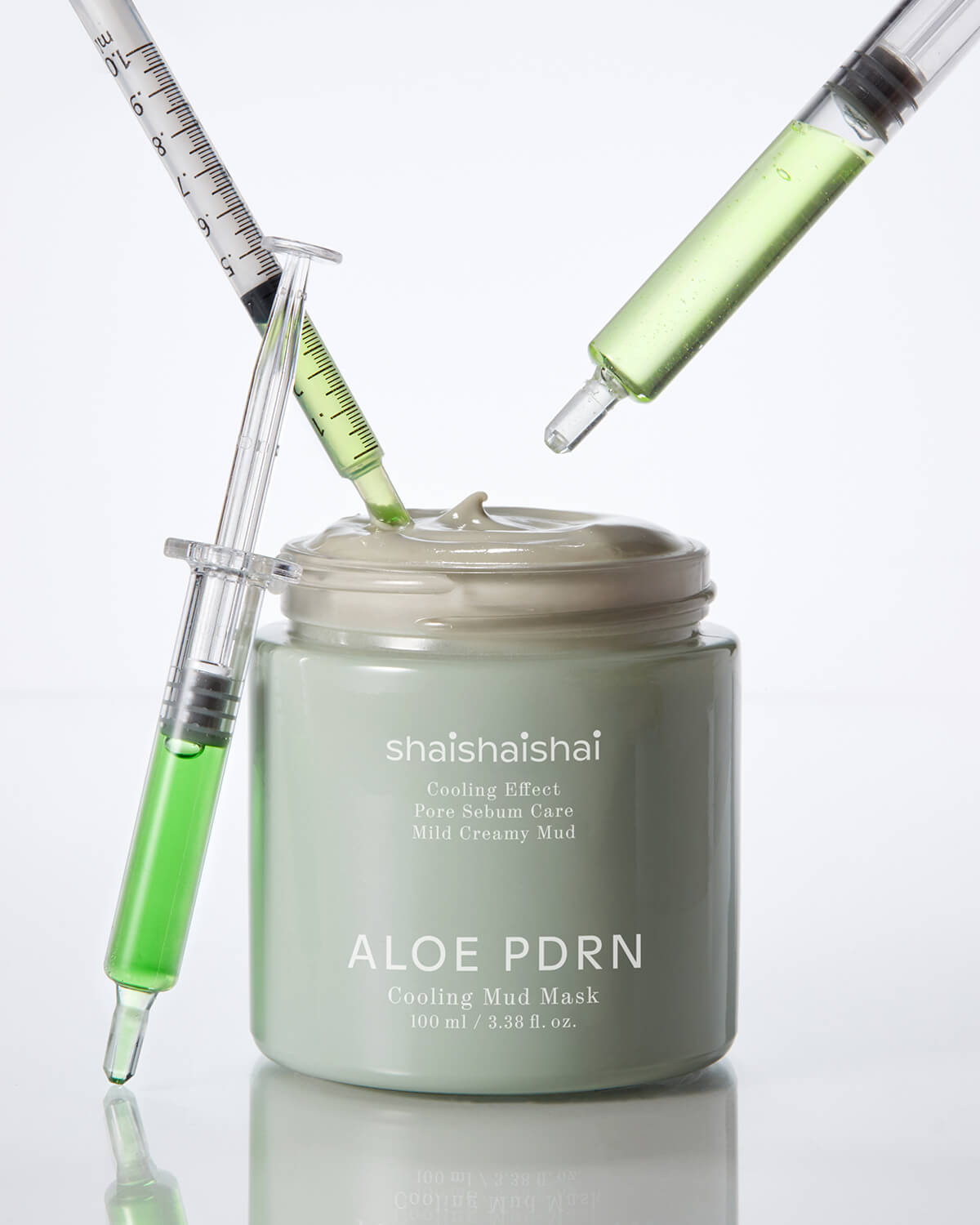 shaishaishai Aloe PDRN Cooling Mud Mask_Instant Cooling Wash-Off Mask for Pore-Care & Post-Sun Recovery