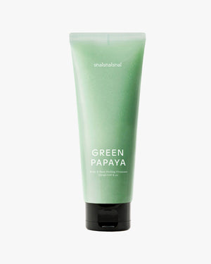 shaishaishai Green Papaya Body & Face Peeling Cleanser tube with papaya extract on white background