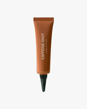 shaishaishai Caffeine Shot Collagen Eye Cream tube with 20000ppm caffeine on white background