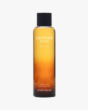 shaishaishai Caffeine Shot Toning Booster bottle with 1.5% caffeine on white background