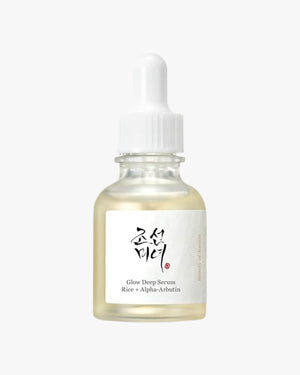 Beauty of Joseon Glow Deep Serum. Fades hyperpigmentation with Rice and Alpha Arbutin for brighter skin.