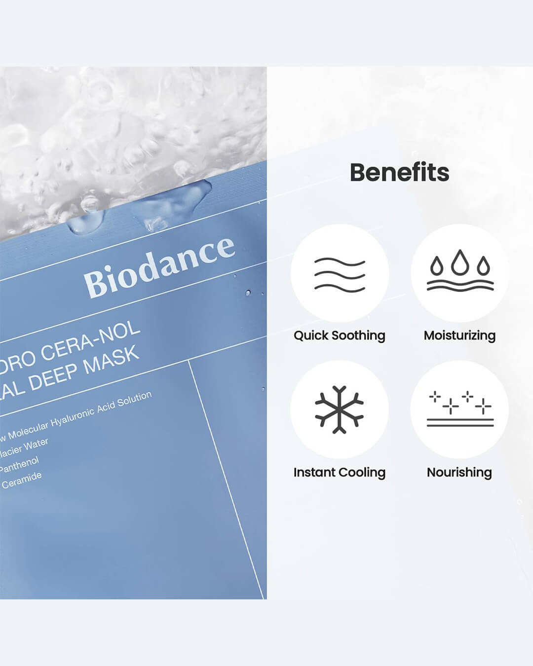 Ohlolly Korean Skincare BioDance Hydro Cera-nol Real Deep Mask