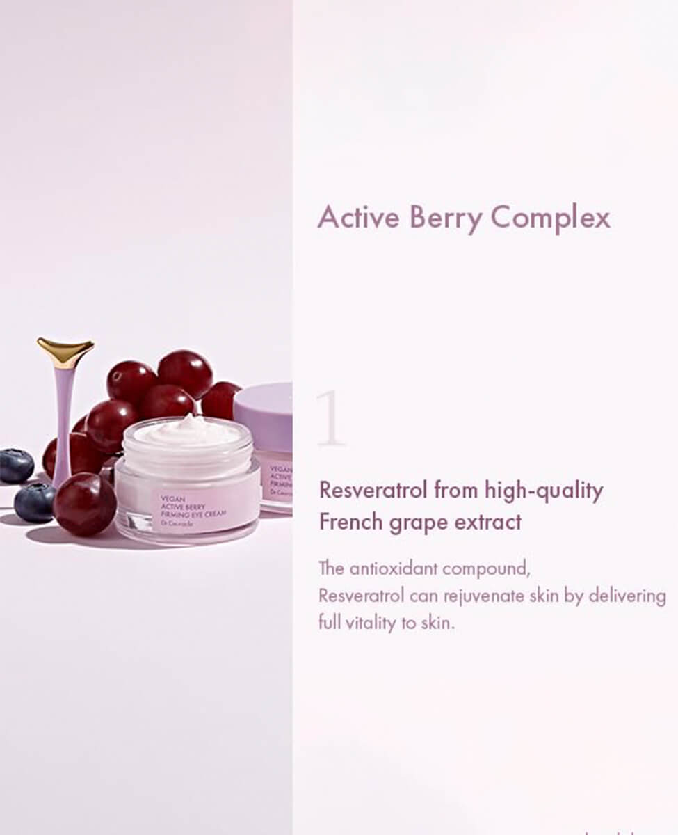 Ohlolly Korean Skincare Dr. Ceuracle Vegan Active Berry Firming Eye Cream