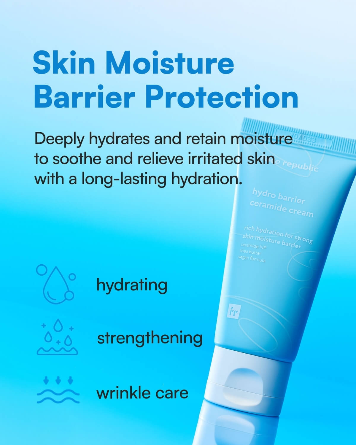Skin moisture barrier protection benefits: hydrating, strengthening, and wrinkle care.